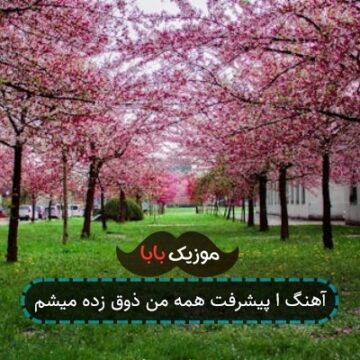 آهنگ ا پیشرفت همه من ذوق زده میشم